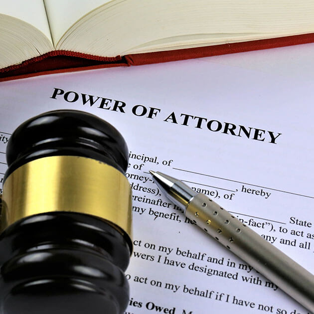 How to notarize for a signer who has power of attorney